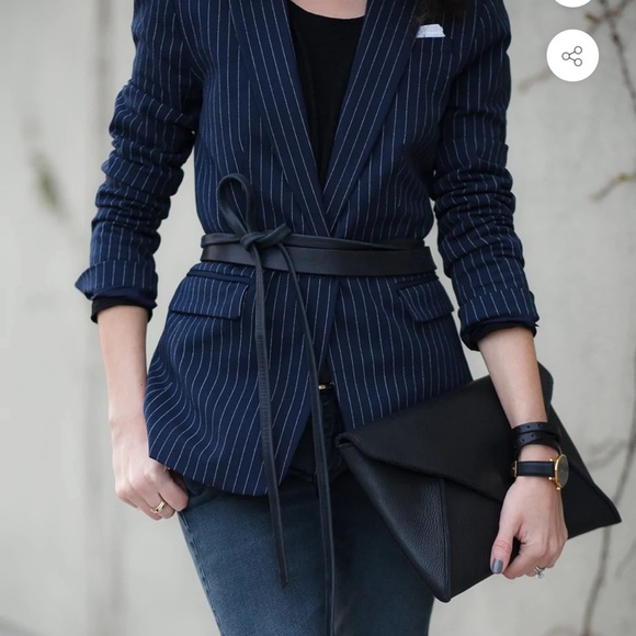 ADA Collection SKINNY WRAP LEATHER BELT - Picture 4 of 13